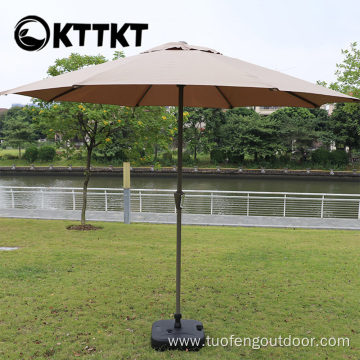 Outdoor camping fixed sunhade umbrella Octagonal